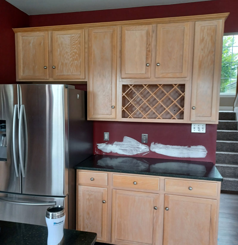 Kitchen before remodel